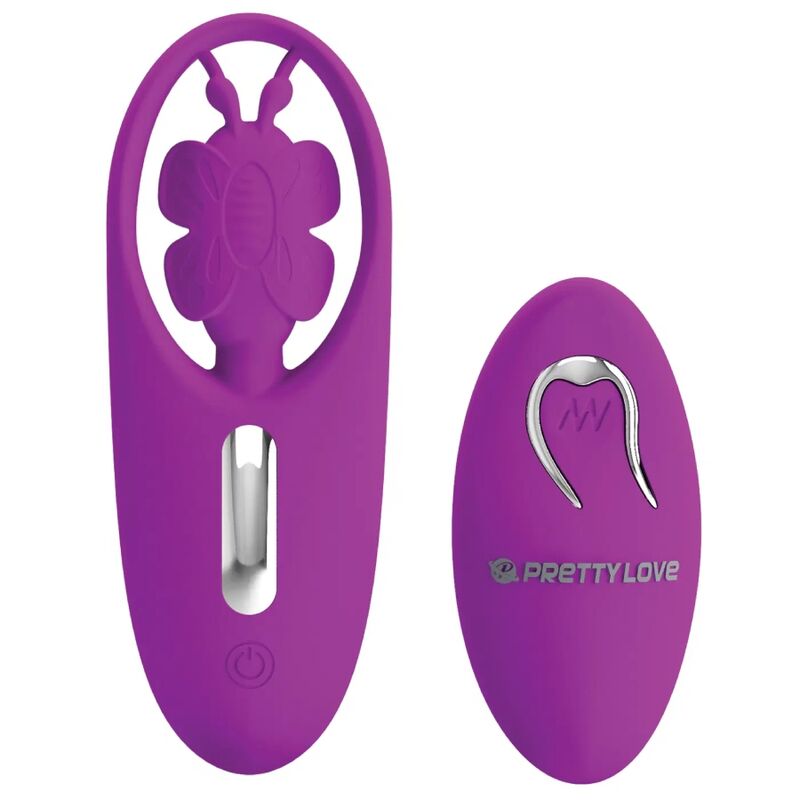 Remote Control Pretty Love Dancing Butterfly Stimulator For Panties With Remote Control Lilac