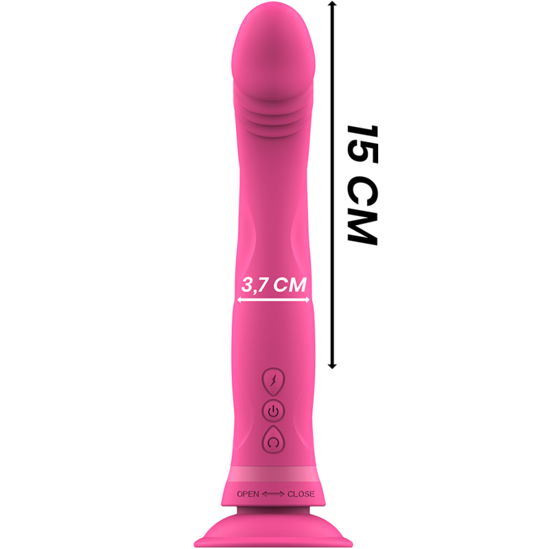 Intense High Tech Michelangelo Silicone Vibrator Dildo - 4