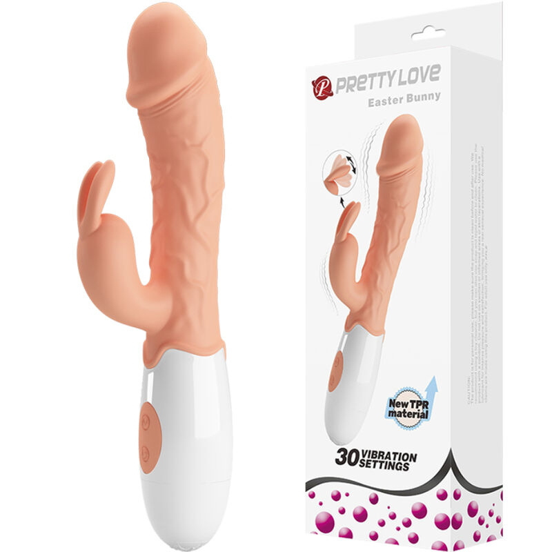 High Tech Pretty Love Easter Bunny Vibrator With Stimulator - 2