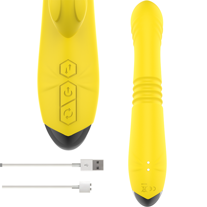 Intense High Tech Toky Multifunction Vibrator Up Down With Clitoral Stimulator - 4