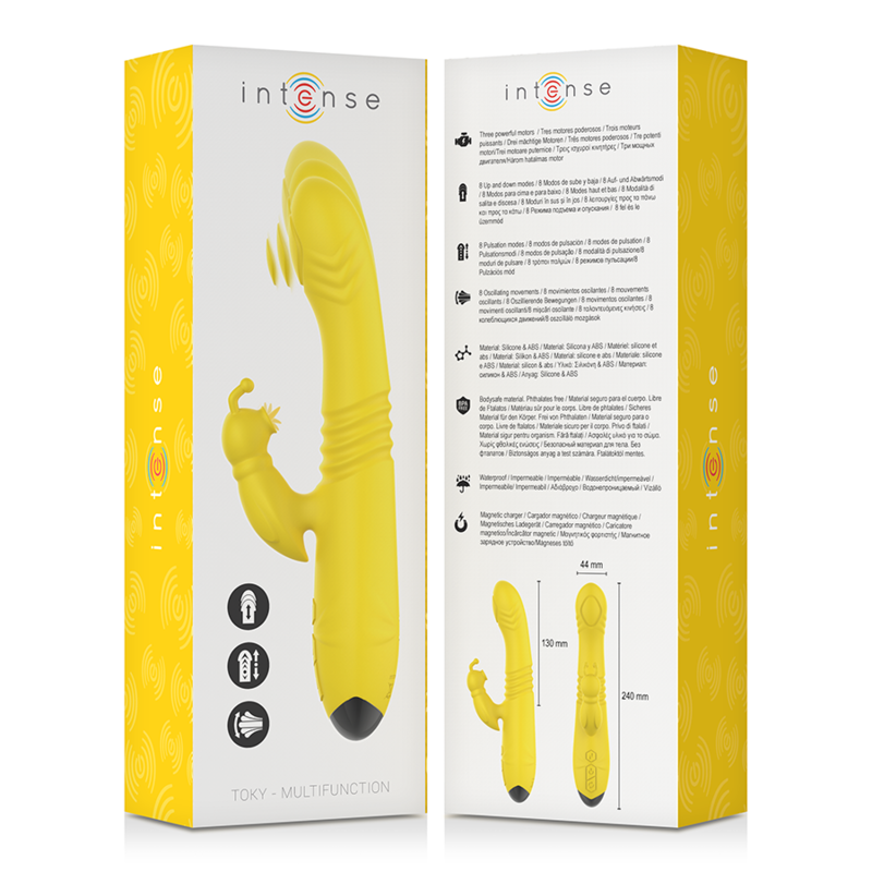 Intense High Tech Toky Multifunction Vibrator Up Down With Clitoral Stimulator - 5