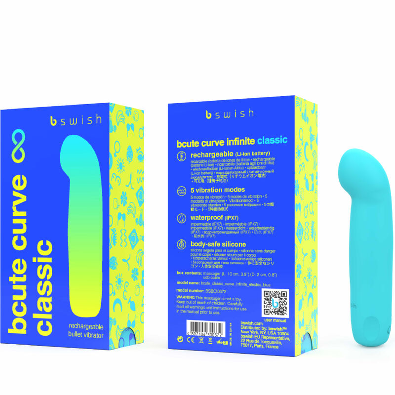 Swish Bcute Curve Infinite Classic Rechargeable Vibrator Silicone - 3