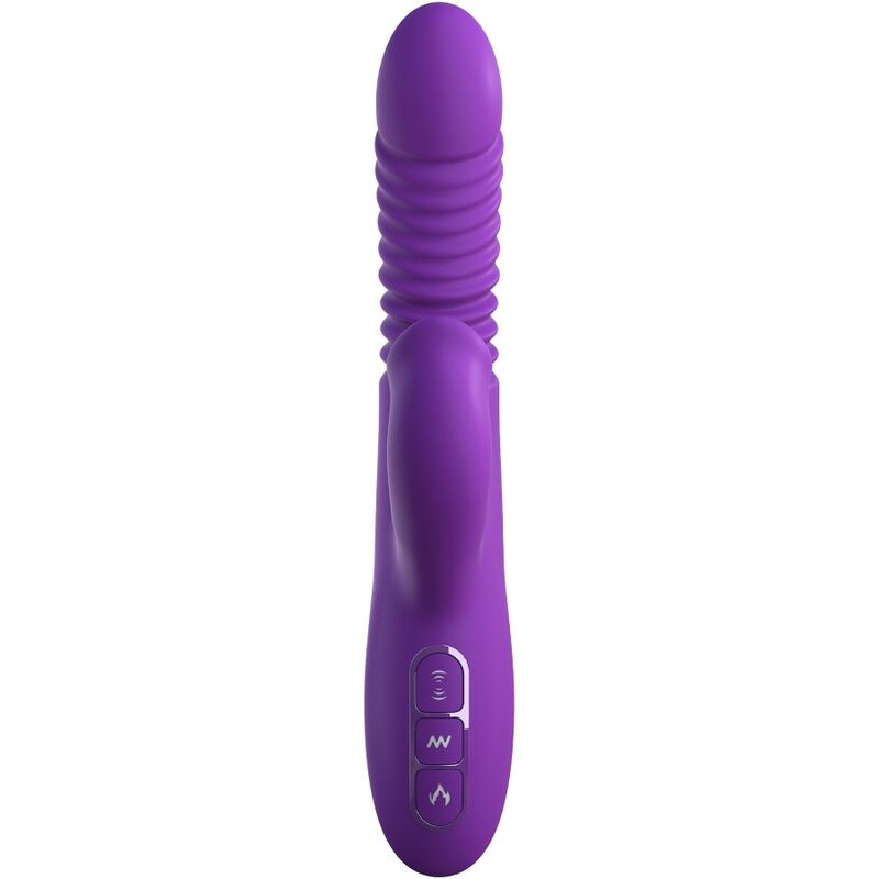 Fantasy For Her Clitoris Stimulator With Heat Oscillation And Vibration Function Violet - 3