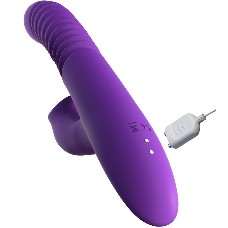 Fantasy For Her Clitoris Stimulator With Heat Oscillation And Vibration Function Violet - 4