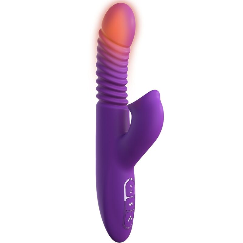 Fantasy For Her Clitoris Stimulator With Heat Oscillation And Vibration Function Violet - 2
