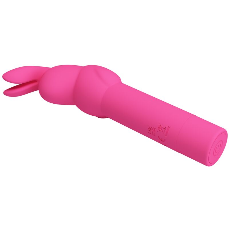 Fun Toys Pretty Love Gerardo Fuschia Rabbit Silicone Vibrator - 3