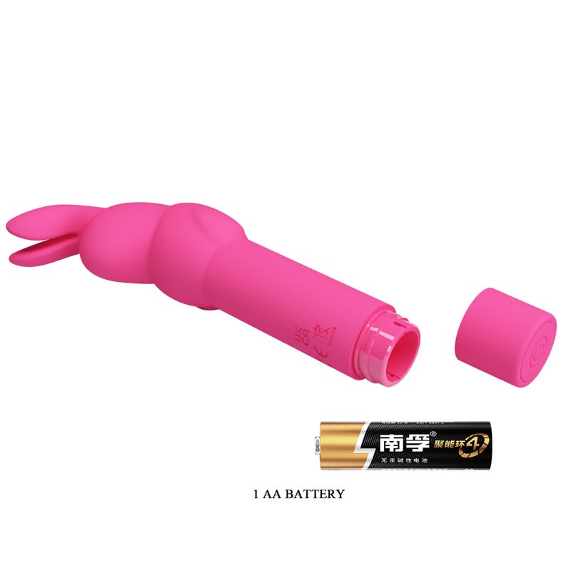 Fun Toys Pretty Love Gerardo Fuschia Rabbit Silicone Vibrator - 4