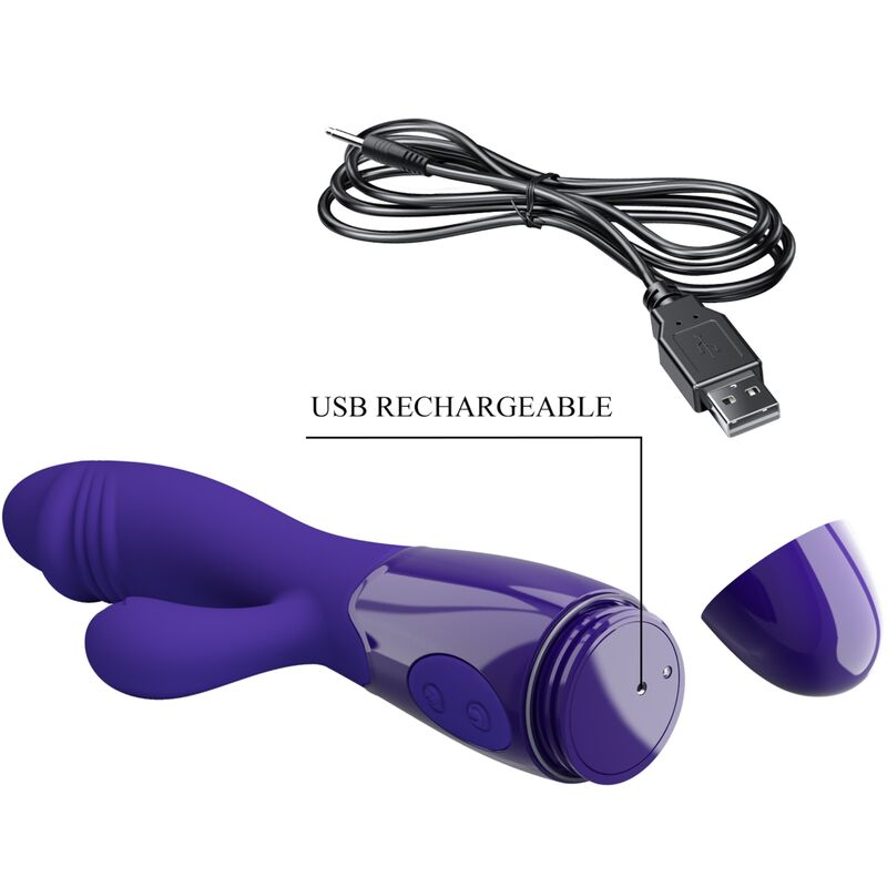 High Tech Pretty Love Snappy Youth Vibrator G Spot Stimulator Violet - 5