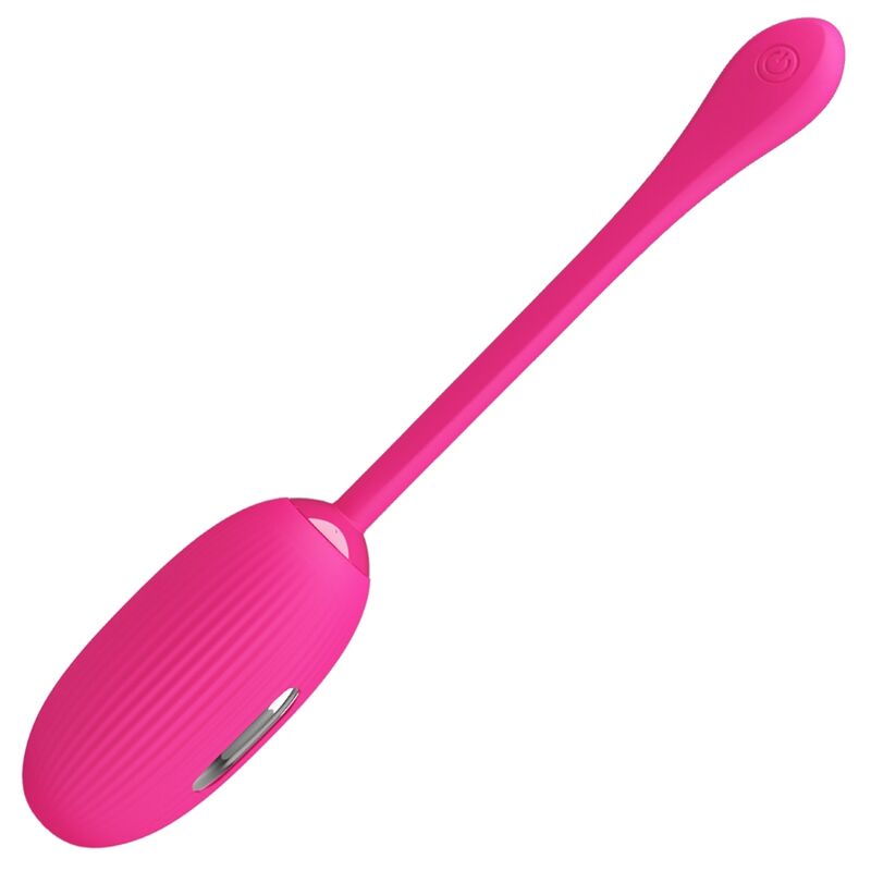 APP Pretty Love Doreen Rechargeable Vibrating Egg Magenta Remote Control - 3