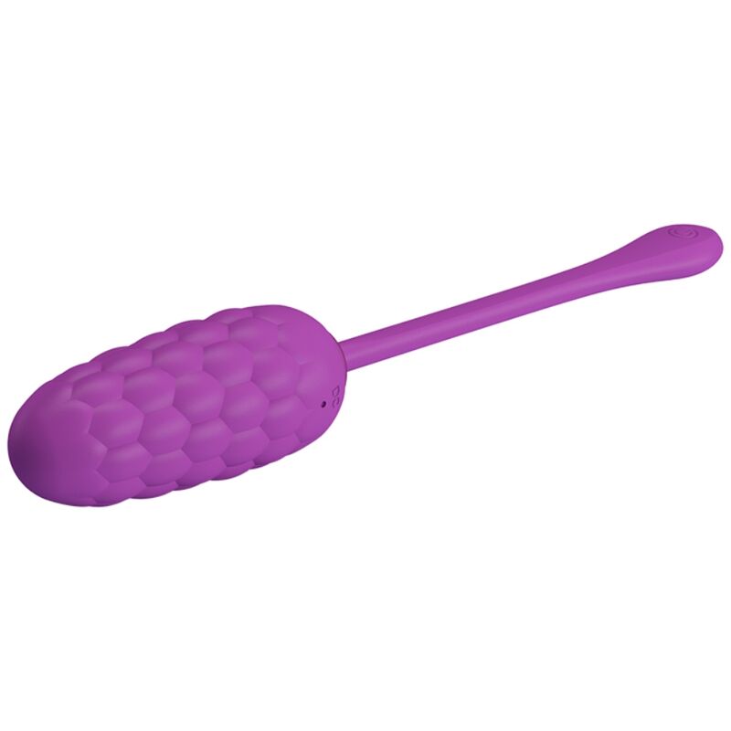 Fun Toys Pretty Love Vibrating Egg With Rechargeable Marine Texture - 3