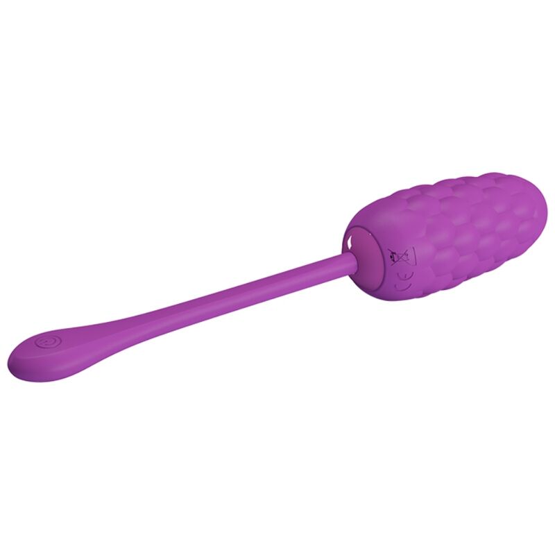 Fun Toys Pretty Love Vibrating Egg With Rechargeable Marine Texture - 2