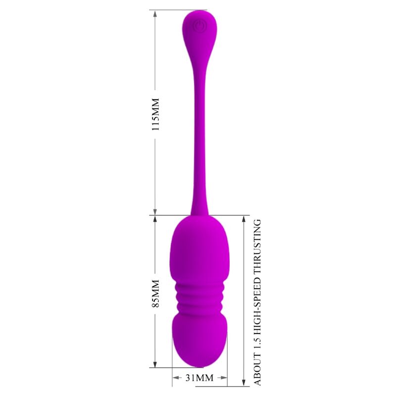 Fun Toys Pretty Love Callie Rechargeable Vibrating Egg - 5
