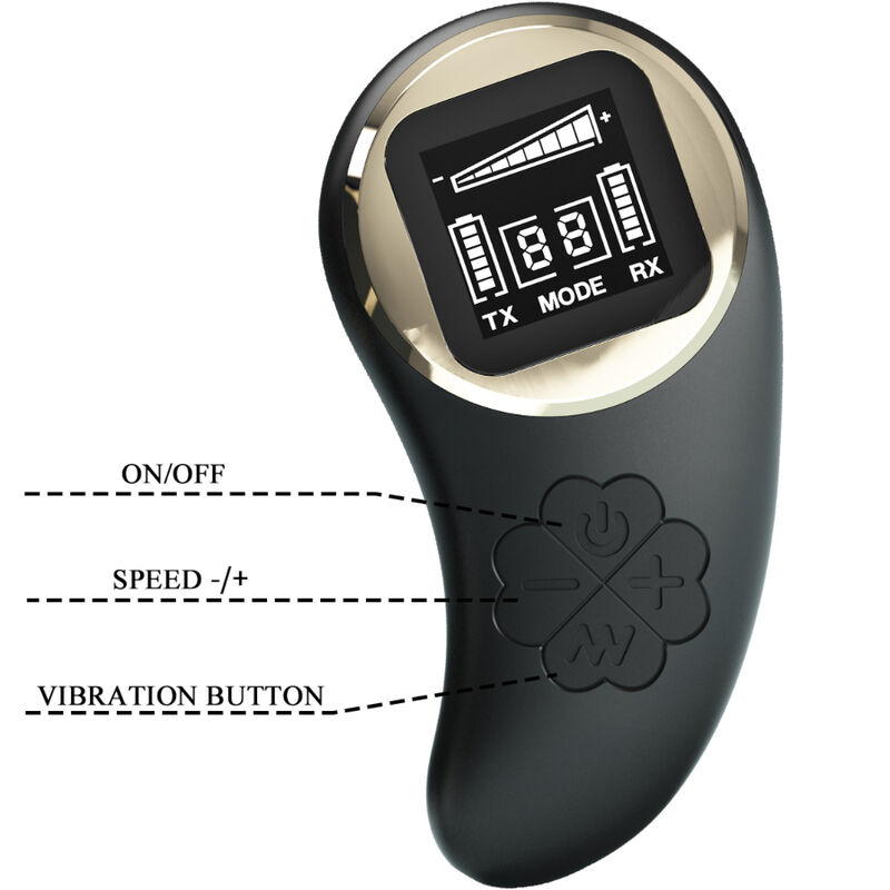 Remote Control Pretty Love Nathan Double Pleasure Vibrator Remote Control - 5