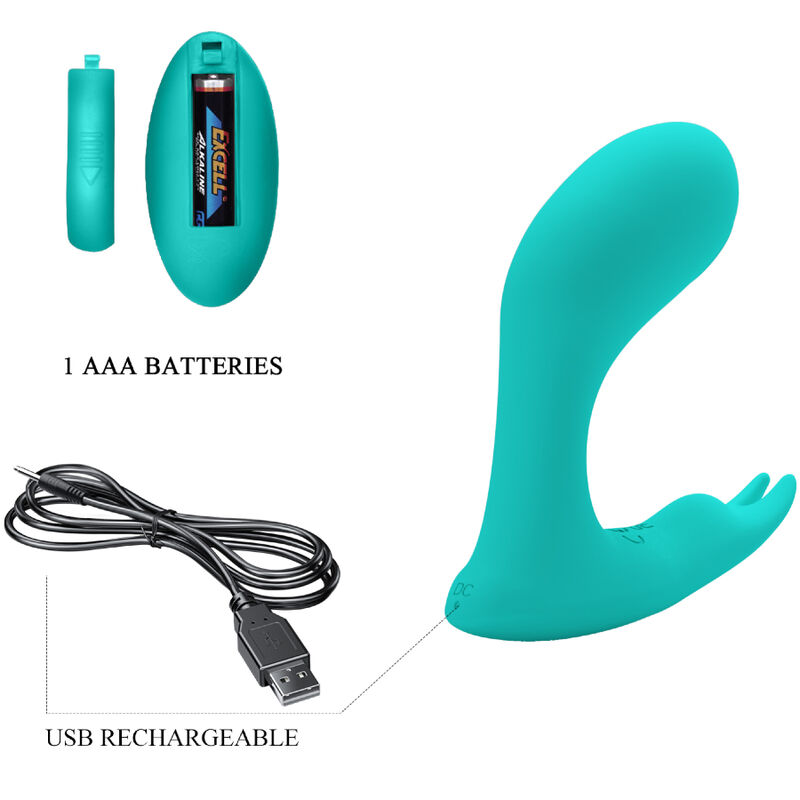 High Tech Pretty Love Idabelle Vibration Pulsation Remote Control - 5