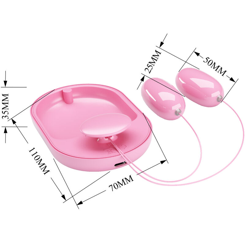 Remote Control Pretty Love Fun Box Vibrating Bullet - 5