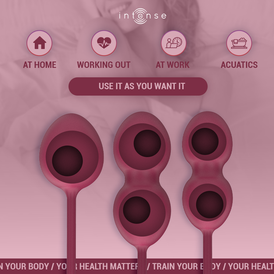 Intense Health Kegel Charli Kegel Ball Kit Violet - 3