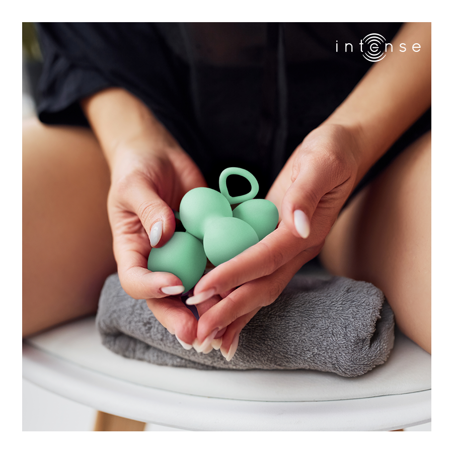 Intense Health Kegel Charli Kegel Ball Kit Light Jade - 2