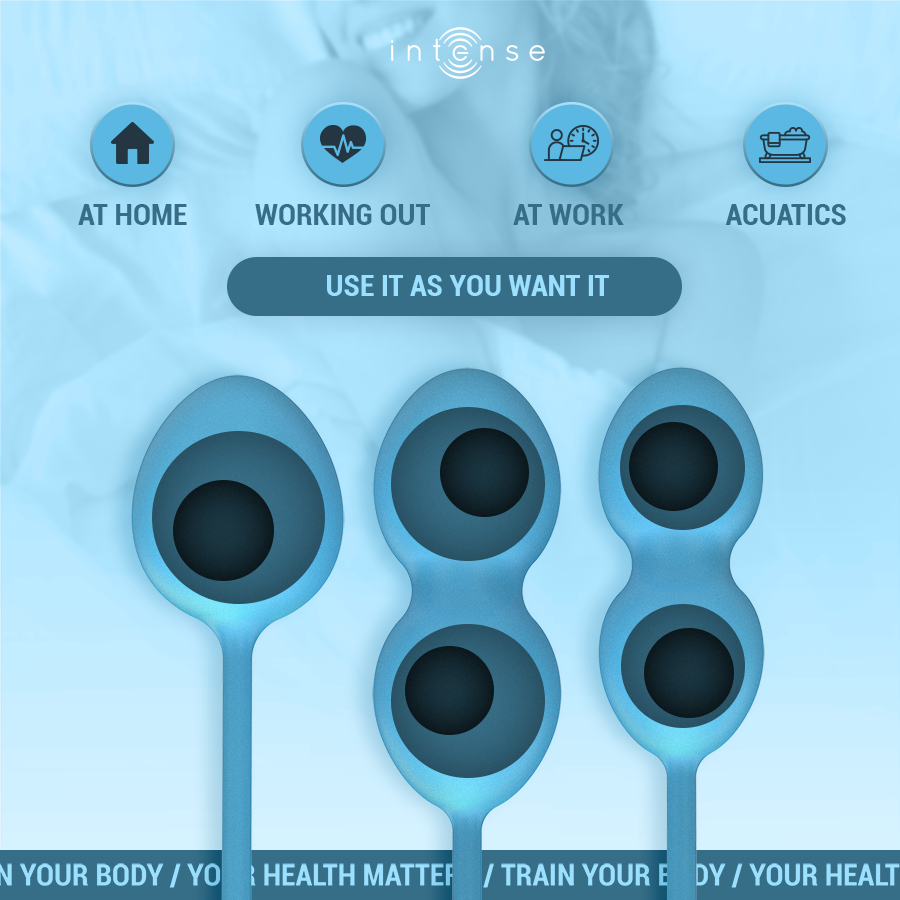 Intense Health Kegel Charli Kegel Ball Kit Ocean - 3
