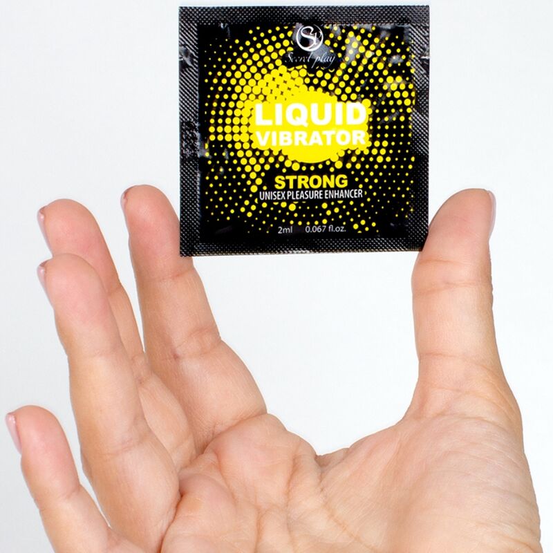 Secretplay Cosmetic Single Dose Vibrator Liquid Strong 2 Ml - 3