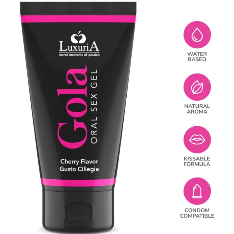 Intimateline Luxuria Oral Sex Gel Cherry Flavor 50 Ml - 3