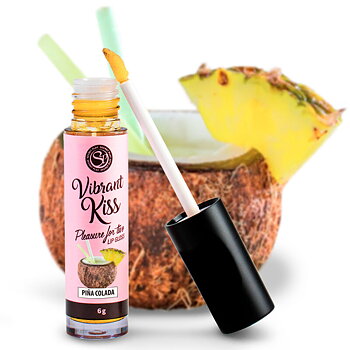 Secretplay Cosmetic Lip Gloss Vibrant Kiss Pina Colada
