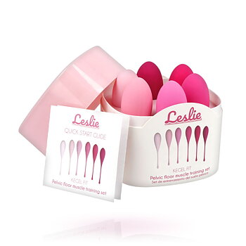Leslie Kegel Fit Pelvic Muscle Training Set 6 Weights