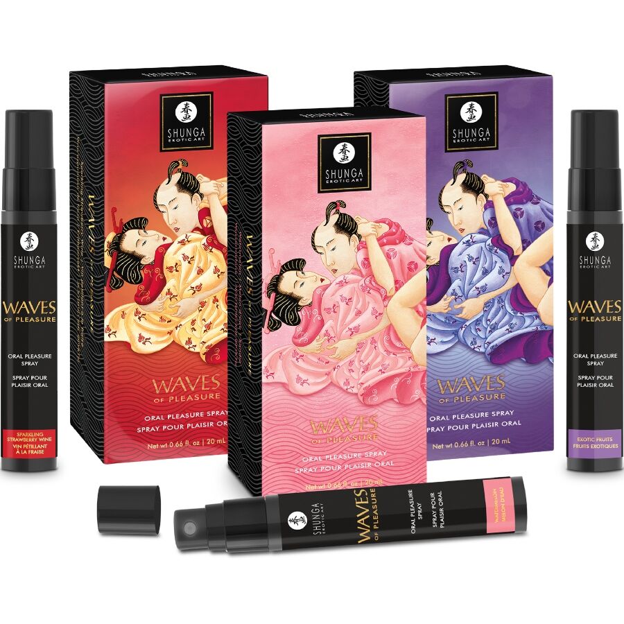 Shunga Aphrodisiacs Waves Pleasure Spray Oral Seductive Exotic Fruits 20 Ml - 5