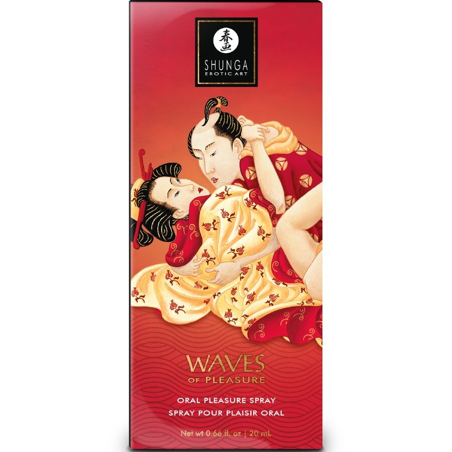 Shunga Aphrodisiacs Waves Pleasure Spray Oral Seductive Strawberry 20 Ml - 3