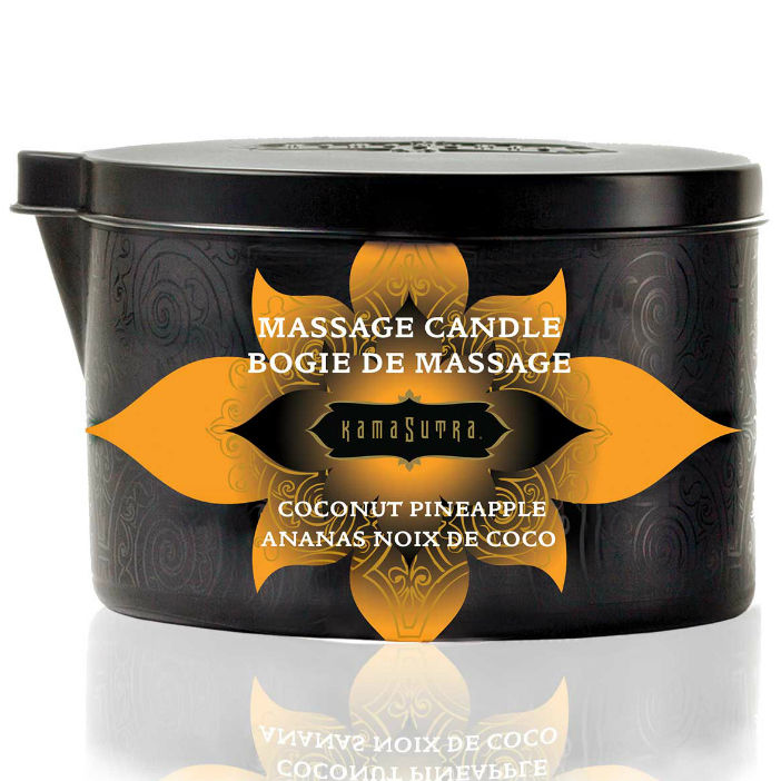 Kamasutra Cosmetics Coconut And Pineapple Massage Candle 170Gr - 2