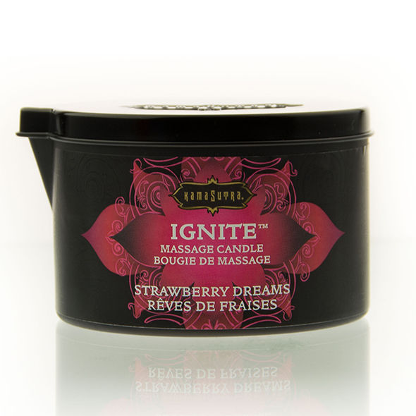 Kamasutra Cosmetics Strawberry Dreams Massage Candle 170 Gr - 2