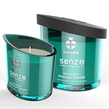 Swede Senze Tranquility Massage Candle Spearmint Rose