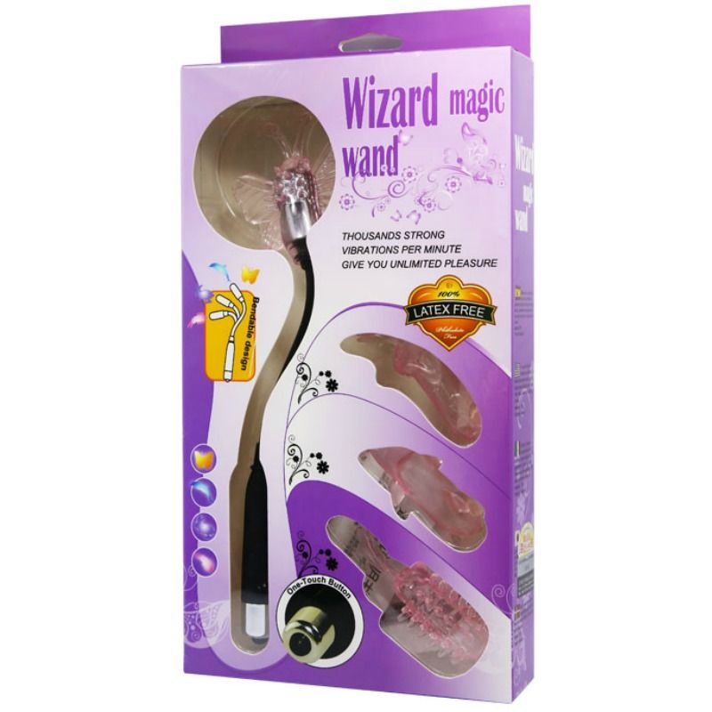 Baile Stimulating Wizard Magic Wand Stimulator With Vibration - 5