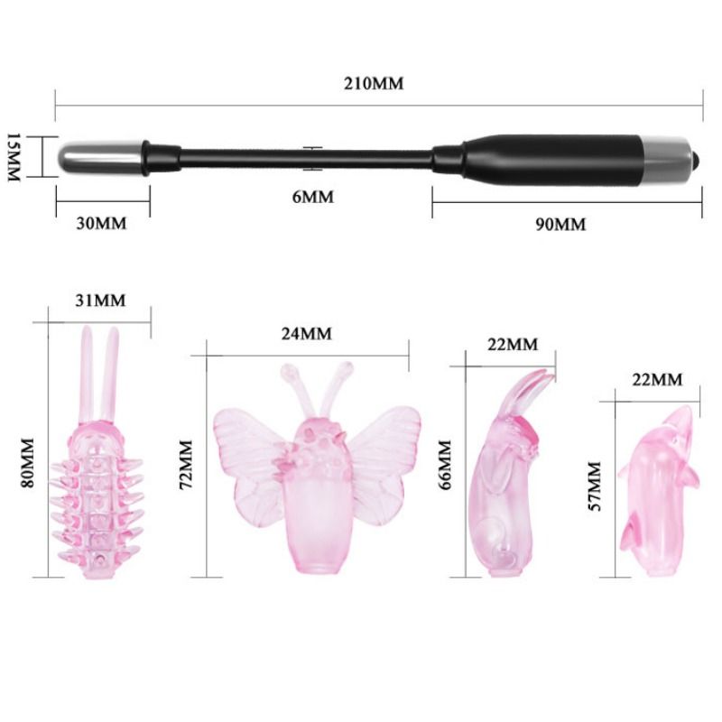 Baile Stimulating Wizard Magic Wand Stimulator With Vibration - 4