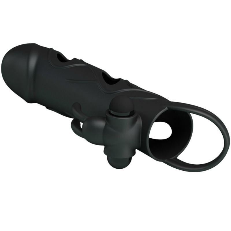 For Him Pretty Love Silicone Cover With Vibration 14 cm 2 0 - 5