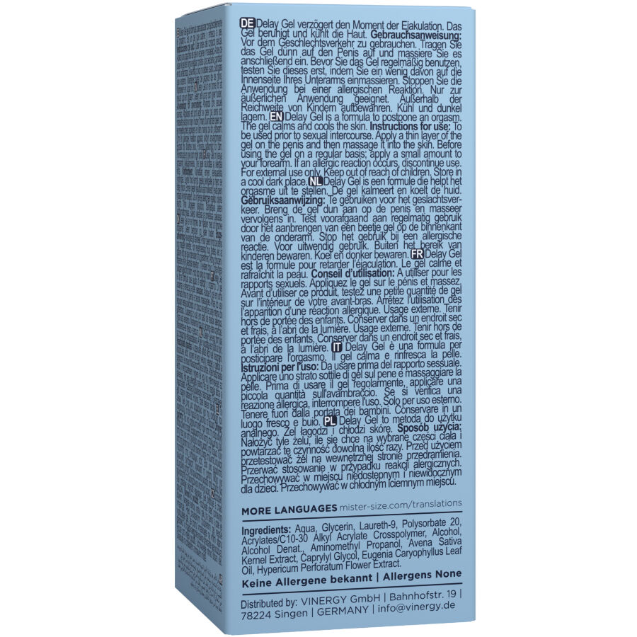 Mister Size Delay Gel 50 Ml - 4
