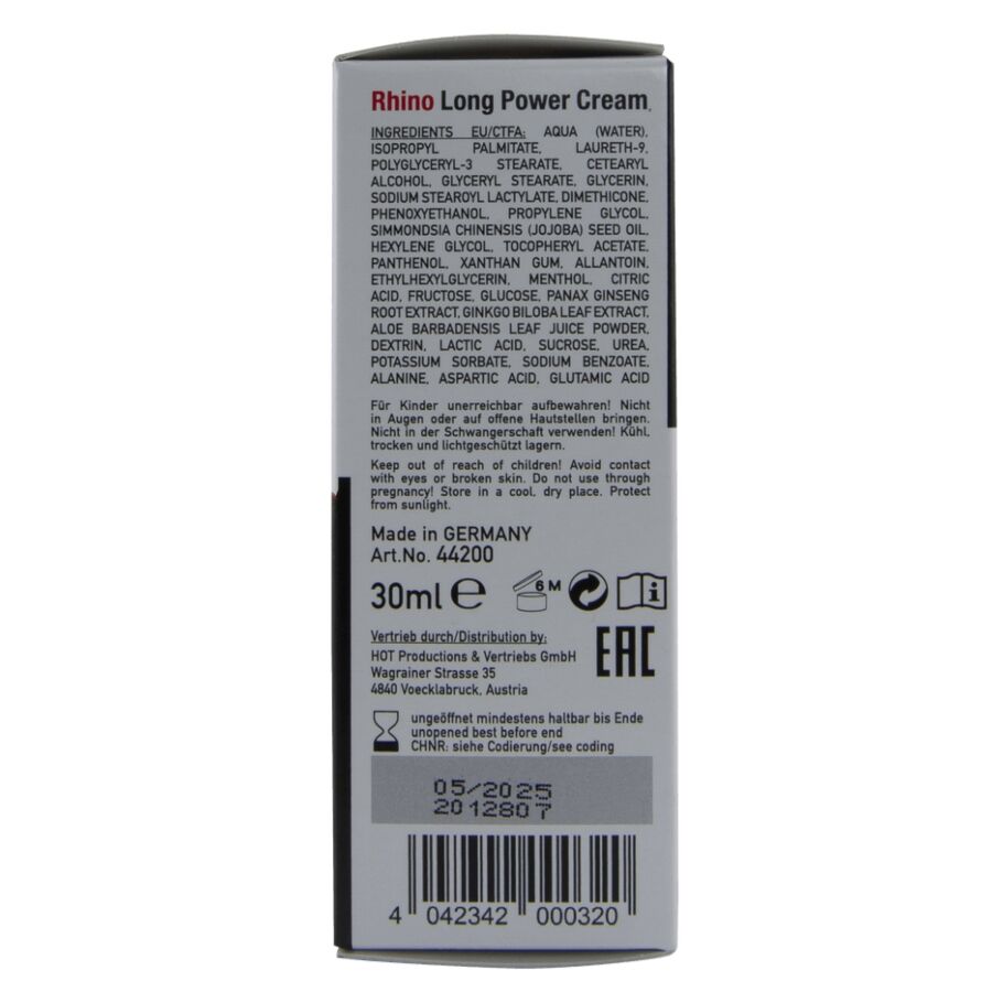 Hot Rhino Long Power Cream 30 Ml - 5