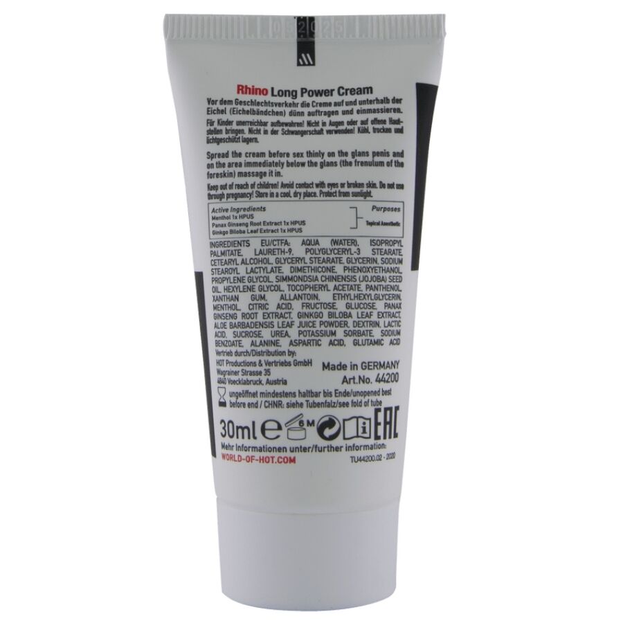 Hot Rhino Long Power Cream 30 Ml - 3