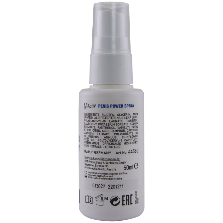 Hot V Activ Penis Power Spray For Men 50 Ml - 2