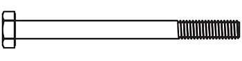 M6S I4014-8.8-FZB M10x120 6kt Skruv