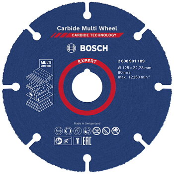 KAPSKIVA MULTIWHEEL 125MM HM