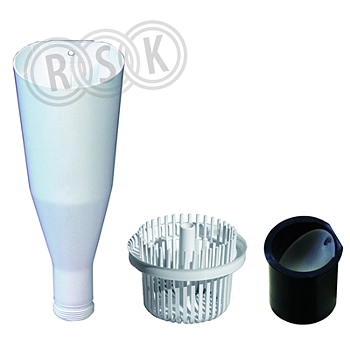 SPILLMUFF 40xR32 VIT M. LUKTSTOPP