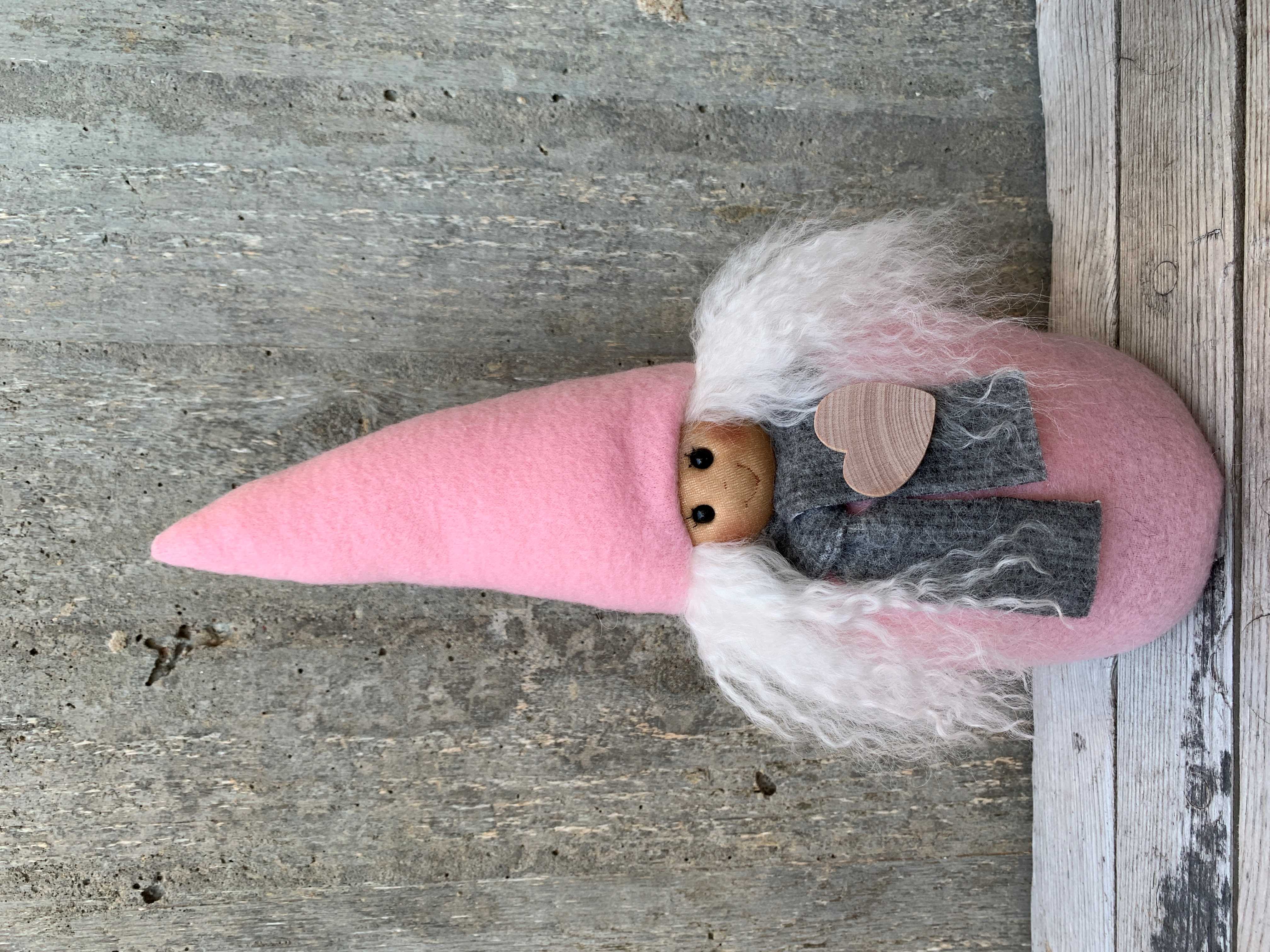 Kramtomte Rosa Tjej Grå Halsduk