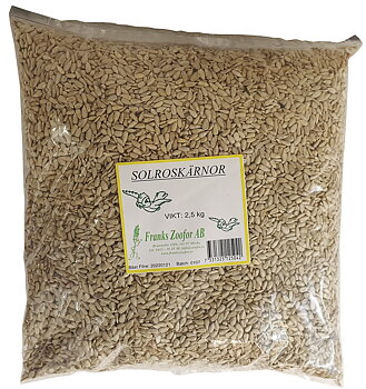 Skalade solroskärnor 2,5 kg