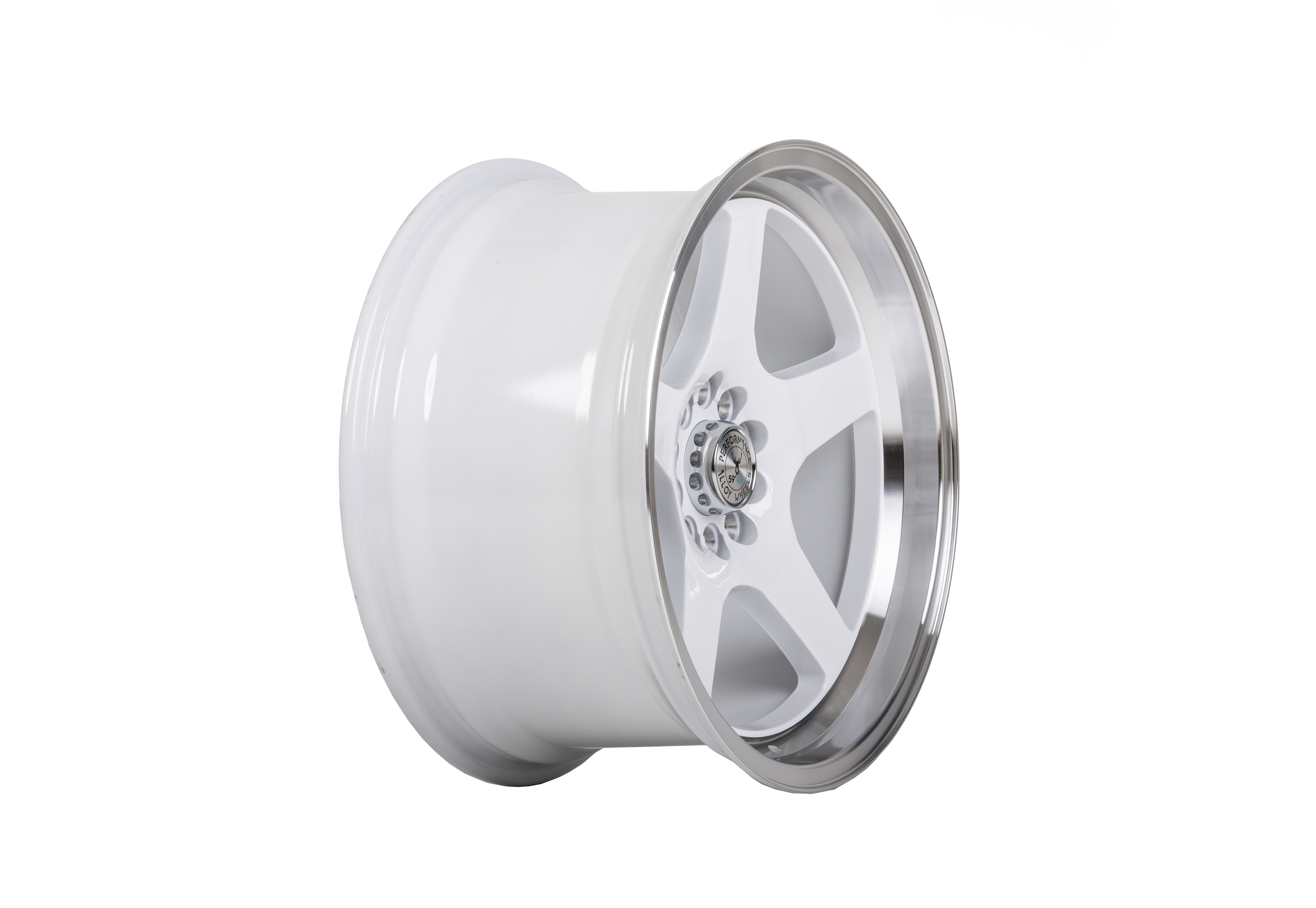 59°North Wheels D-004 9,5x18" ET20 5x100/5x108 white/polished lip - 3