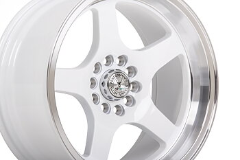 59°North Wheels D-004 8,5x17" ET10 5x114,3/5x120 white/polished lip