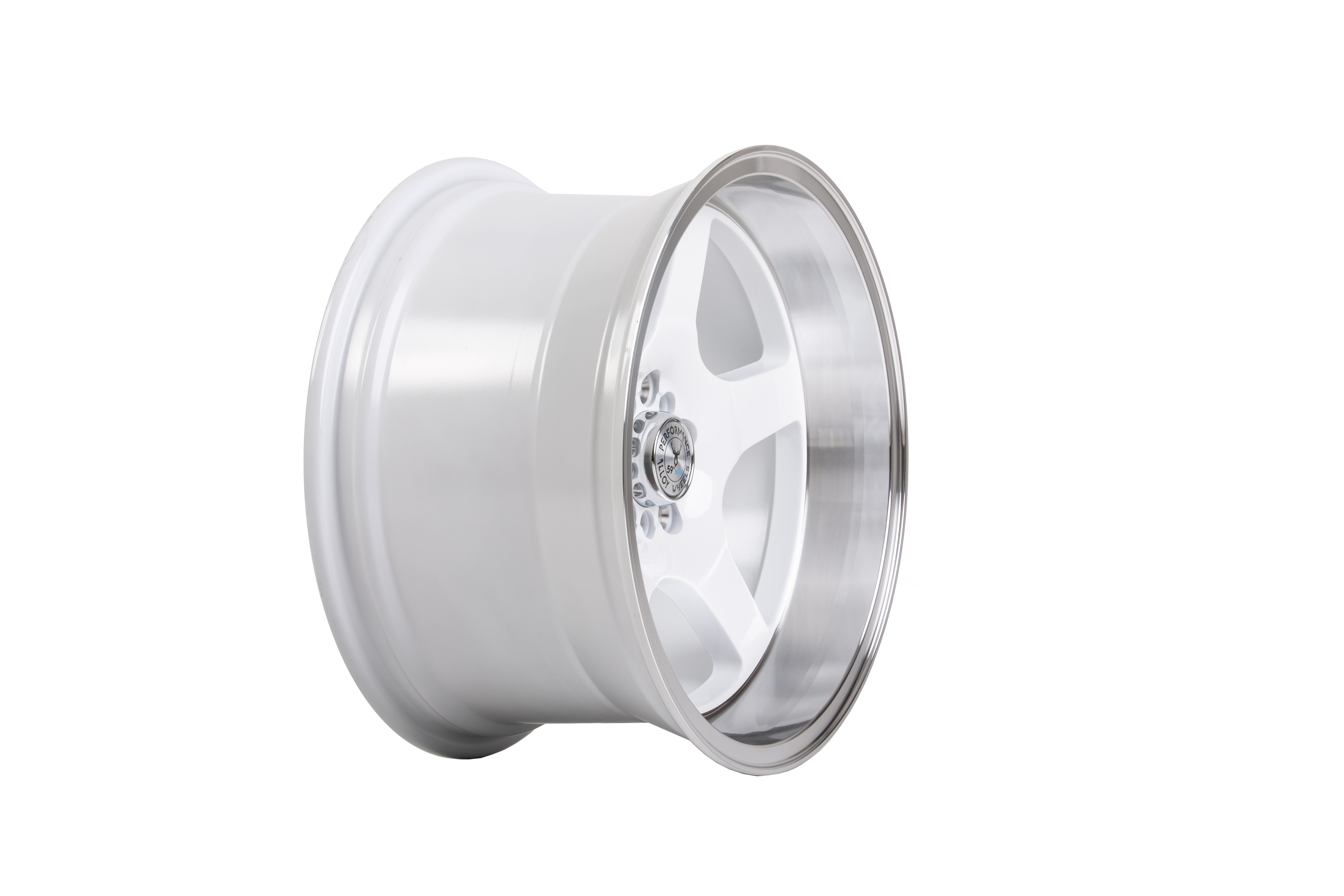 59°North Wheels D-004 9,5x17" ET5 5x114,3/5x120 white/polished lip - 3