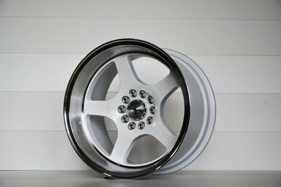 59°North Wheels D-004 9,5x17" ET5 5x100/5x108 white/polished lip - 6