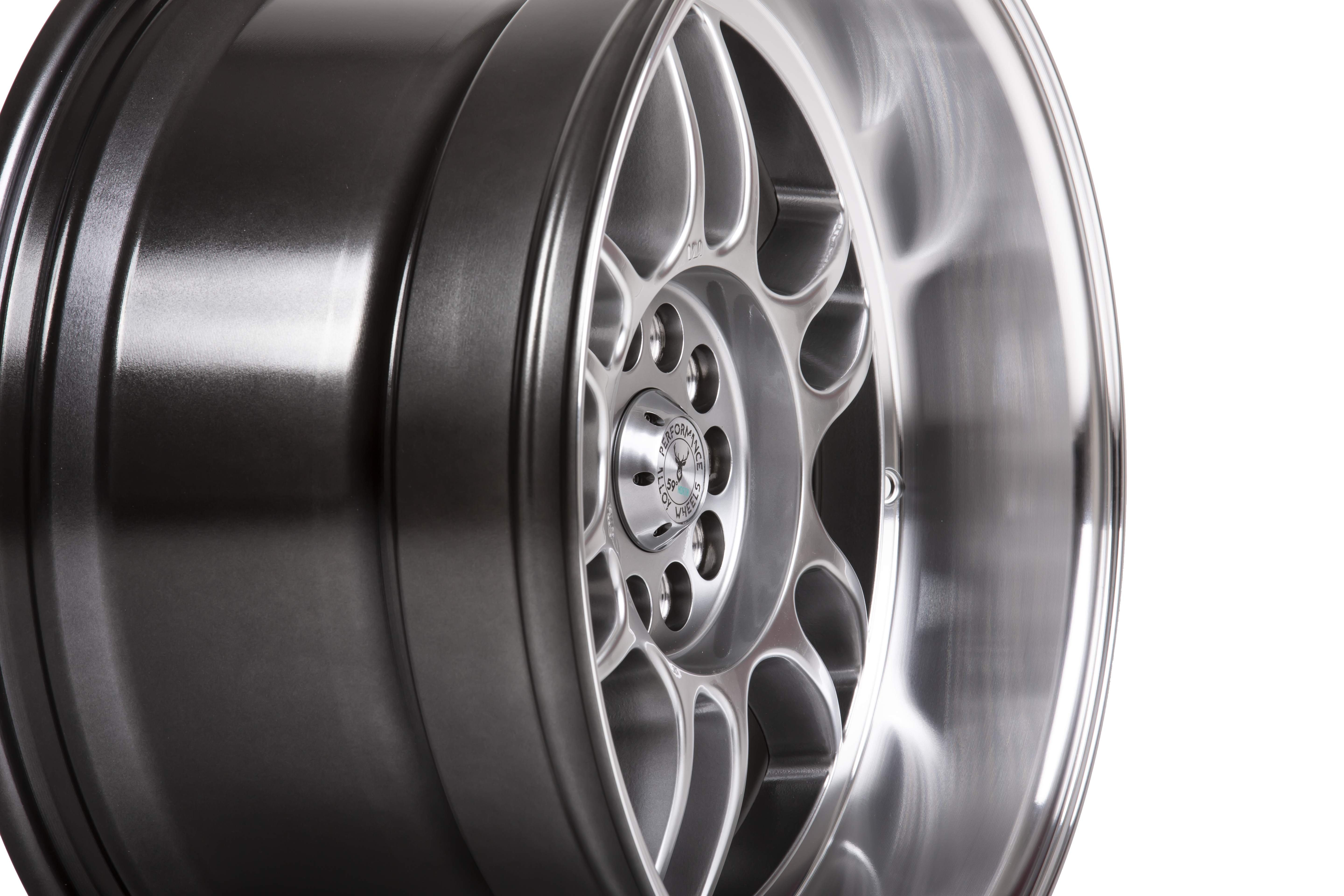 59°North Wheels D-006 10,5x18" ET15 5x114,3/5x120 Hyperblack/polished lip - 4