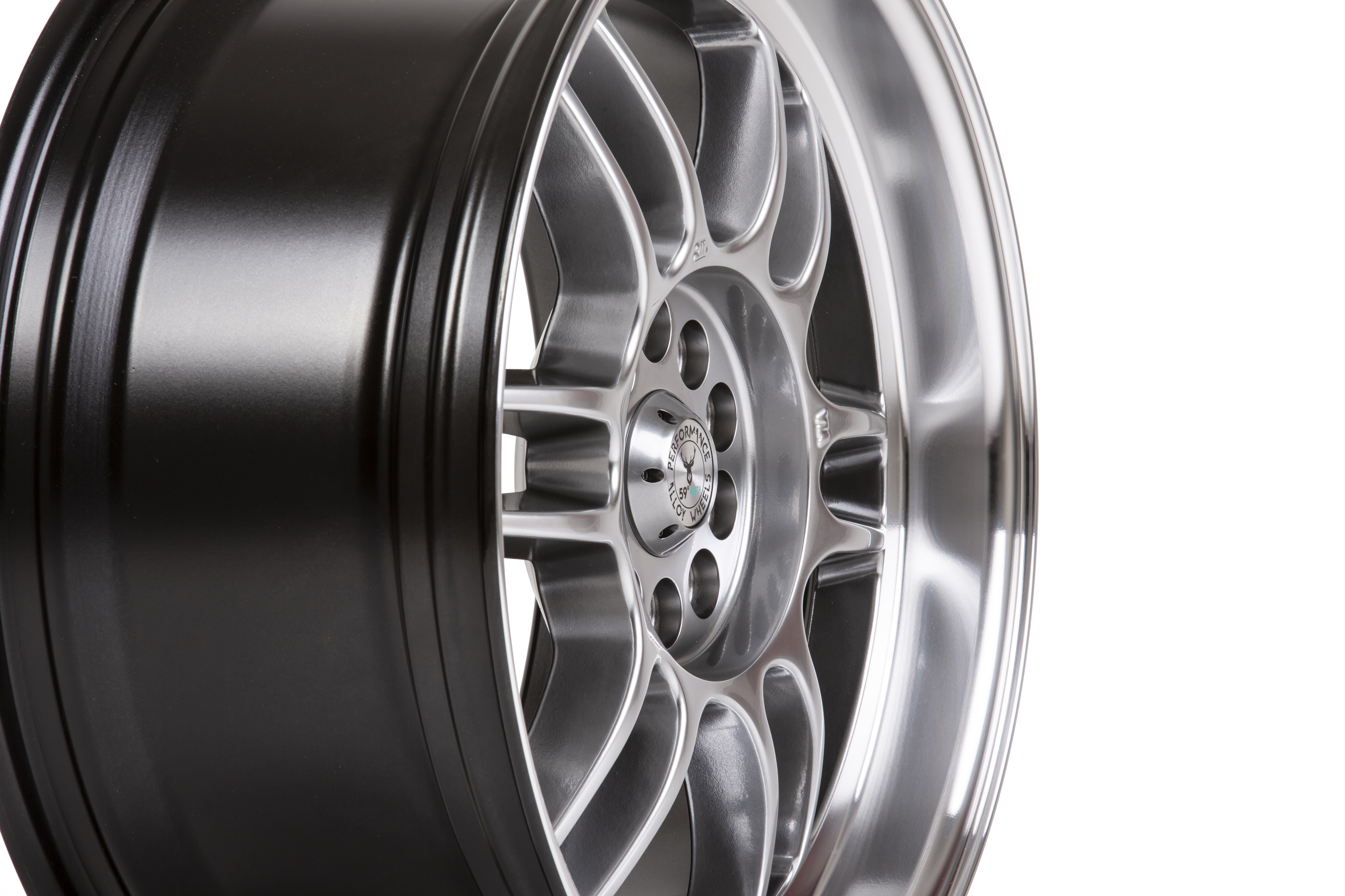 59°North Wheels D-006 8,5x18" ET35 5x114,3/5x120 Hyperblack/polished lip - 4