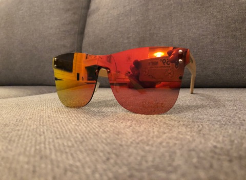 59°North Wheels frameless solglasögon Röd/orange - 3
